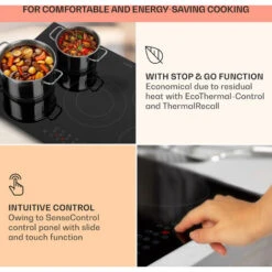 Klarstein Virtuosa 5 Built-in Hob 5 Zones 8200 W Glass Ceramic -Home Chef Shop 101007178 4