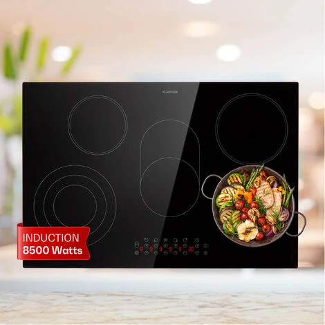 Klarstein Virtuosa 5 Built-in Hob 5 Zones 8500 W Glass Ceramic 1 Klarstein Virtuosa 5 Built-in Hob 5 Zones 8500 W Glass Ceramic
