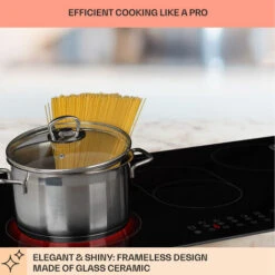 Klarstein Virtuosa 5 Built-in Hob 5 Zones 8500 W Glass Ceramic 7 Klarstein Virtuosa 5 Built-in Hob 5 Zones 8500 W Glass Ceramic -Home Chef Shop 101009546 3