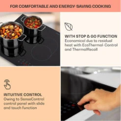 Klarstein Virtuosa 5 Built-in Hob 5 Zones 8500 W Glass Ceramic 8 Klarstein Virtuosa 5 Built-in Hob 5 Zones 8500 W Glass Ceramic -Home Chef Shop 101009546 4