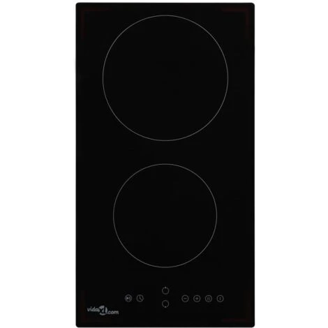 Ceramic Hob With 2 Burners Touch Control 3000 W VidaXL 1 Ceramic Hob With 2 Burners Touch Control 3000 W VidaXL