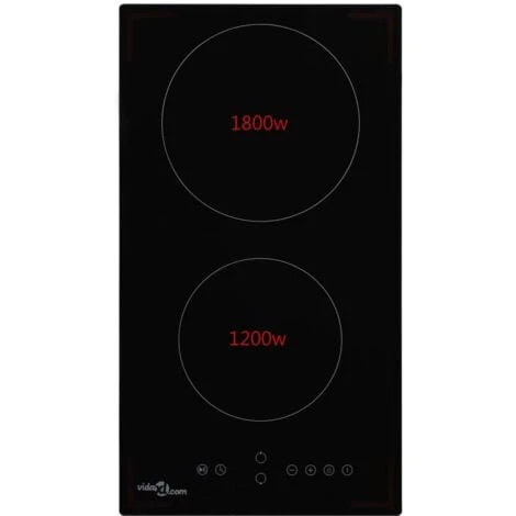 Ceramic Hob With 2 Burners Touch Control 3000 W VidaXL 2 Ceramic Hob With 2 Burners Touch Control 3000 W VidaXL - Image 2