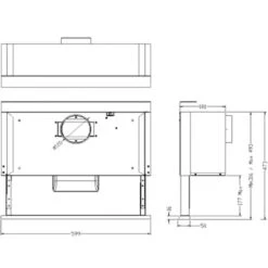Econolux ART11312 60cm Telescopic Canopy Hood -Home Chef Shop 16041585 3