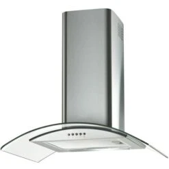 Econolux ART28310 60cm Hood Full Curved Glass Cooker Hood