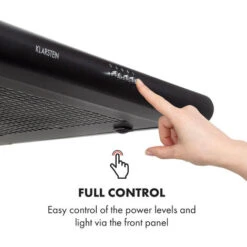 Klarstein Capannina Undercounter Hood 60cm 166m³ / H LED Stainless Steel Black -Home Chef Shop 19162066 5