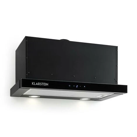 Klarstein Vinea Substructure Cooker Hood Extractor Hood Flat Screen Hood 60cm Black 1 Klarstein Vinea Substructure Cooker Hood Extractor Hood Flat Screen Hood 60cm Black