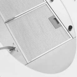 Klarstein Secret Service Ceiling-mounted Hood Extractor Hood 220W Touch Glass LED White -Home Chef Shop 22969341 5