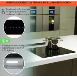 Klarstein Royal Flush Downdraft Cooker Extractor Hood 430 M³ / H 60 Cm -Home Chef Shop 22969344 4