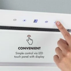 Klarstein Hektor Cooker Extractor Hood Built-in 52cm Exhaust: 530 M³ / H LED Touch Glass -Home Chef Shop 22969737 4