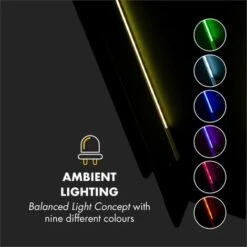 Klarstein Aurora Eco 90 Cooker Extractor Hood 550 M³ / H LED Display Black -Home Chef Shop 22969749 5