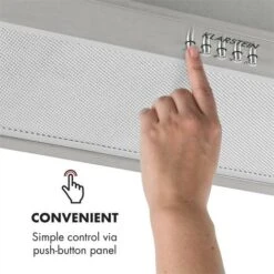 Klarstein Down Under Cooker Extractor Hood Built-in 60cm Exhaust Air: 590 M³ / H LED Stainless Steel -Home Chef Shop 22969799 5