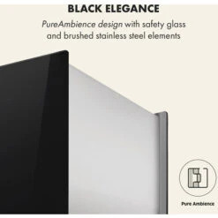 Klarstein Kronleuchter L Island Exhaust Hood 60cm Exhaust Air: 590m³ / H LED Touch Black -Home Chef Shop 22969885 3