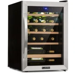 Klarstein Vinamour 19 Uno Wine Fridge 19Fl./65l 4-18°C 40dB Glass