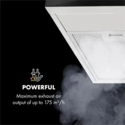 Klarstein Contempo Neo Substructure Cooker Extractor Hood 60cm 175m³ / H LED Stainless Steel Acrylic -Home Chef Shop 22970175 4