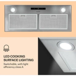 Klarstein Paolo Cooker Hood Built-in 72 Cm EEC: A 593 M³/h -Home Chef Shop 22970438 3