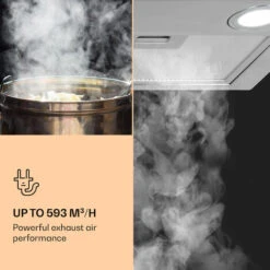 Klarstein Paolo Cooker Hood Built-in 72 Cm EEC: A 593 M³/h -Home Chef Shop 22970438 4