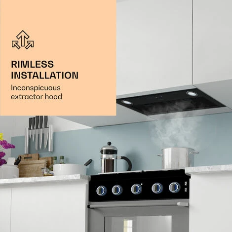 Klarstein Paolo Cooker Hood Built-in 72 Cm EEC: A 593 M³/h LED Touch 2 Klarstein Paolo Cooker Hood Built-in 72 Cm EEC: A 593 M³/h LED Touch - Image 2