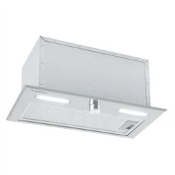 Klarstein Simplica Extractor Hood Recessed 52cm Exhaust Air: 400 M³ / H LED Stainless Steel