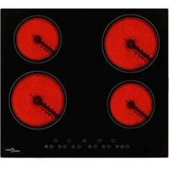 Ceramic Hob With 4 Burners Touch Control 6000 W -Home Chef Shop 29796474 3