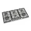 ViandPro - 90cm 6 Burner Stainless Steel Gas Hob With 2 Wok Burners