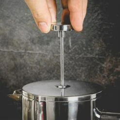 French Press Cafetiere Steel Coffee Maker FREE Filters & Spoons 350ml M&W -Home Chef Shop 32126984 4