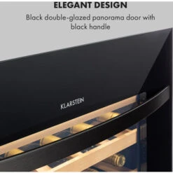 Klarstein Vinsider 24 Built-In Uno Wine Refrigerator Built-in 1 Zone 24 Bottles -Home Chef Shop 33503384 5