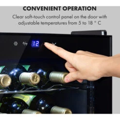Klarstein Shiraz 24 Uno Wine Refrigerator 63 Litres 24 Bottles Touch Control Panel 5-18°C -Home Chef Shop 33503501 4