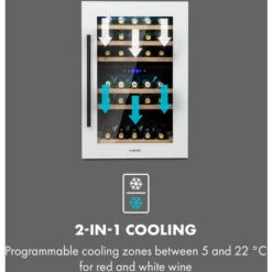 Klarstein Vinsider 41D Built-In Duo Quartz Edition Built-in Wine Fridge -Home Chef Shop 33504256 3