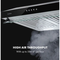 Klarstein Purista Americana, Extractor Hood, Baffle Filter, 306 M³ / H -Home Chef Shop 33504423 4