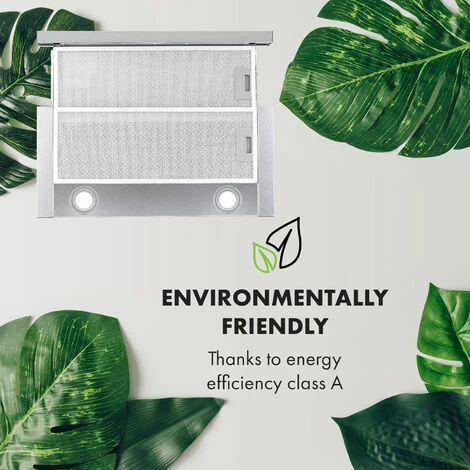 Klarstein Viola Extractor Hood Stainless Steel 59.6 Cm 612m³ / H EEC A Silver 3 Klarstein Viola Extractor Hood Stainless Steel 59.6 Cm 612m³ / H EEC A Silver - Image 3