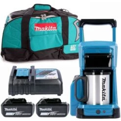 Makita DCM501 10.8V/18V CXT/LXT Coffee Maker With 2 X 5.0Ah Batteries, Charger & Bag