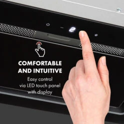 Klarstein Hektor Eco Fan Module 52 Cm 566 M³ / H Touch Glass Black -Home Chef Shop 35415170 4