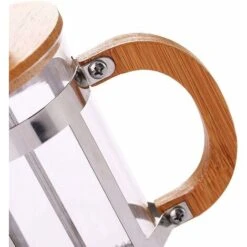 Coffee Filters 350Ml Glass Coffee Pot Coffee Pot Heat Resistant Elegant Filtration French Press Coffee Machine French Press Wooden Lid Filter -Home Chef Shop 35539818 5