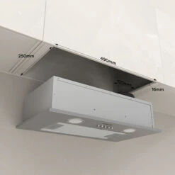 CIARRA 52cm Integrated Cooker Hood With 3-speed Extraction -913ASS52 -Home Chef Shop 36409484 4