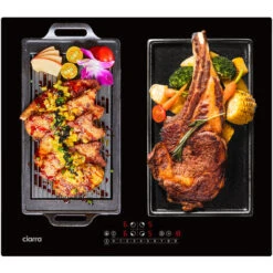 CIARRA Built-in 4 Zones Induction Hob, Integrated Electric Cooktop With 2 Flex Zones 7200W-CD4BFFBIH