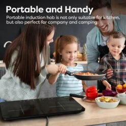 CIARRA 2800W Induction Hob 9 Power Levels 10 Temperature Levels Safety Lock-CUTIH2 -Home Chef Shop 36409488 4