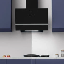 CIARRA 60cm Glass Angled Cooker Hood Class A++ 650m3/h 4 Speeds Touch Control-CD6736HB -Home Chef Shop 36409489 4