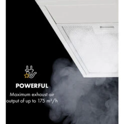 Klarstein Contempo 90, Extractor Hood, 175m³ / H, LED, Stainless Steel, Acrylic, Black -Home Chef Shop 36688355 4