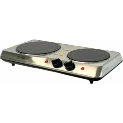 Oypla 2000W Ceramic Portable Infrared Electric Double Hot Plate Hob