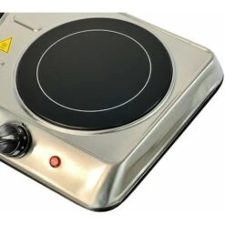 Oypla 2000W Ceramic Portable Infrared Electric Double Hot Plate Hob 8 Oypla 2000W Ceramic Portable Infrared Electric Double Hot Plate Hob -Home Chef Shop 40111464 4