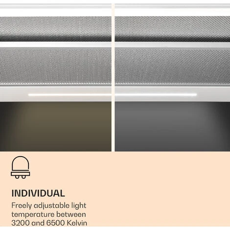 Klarstein Mariana Neo 60, Flat Screen Bonnet, 60cm, 640 M³/h, Exhaust Air, LED 3 Klarstein Mariana Neo 60, Flat Screen Bonnet, 60cm, 640 M³/h, Exhaust Air, LED - Image 3