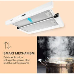 Klarstein Mariana Neo 60, Flat Screen Bonnet, 60cm, 640 M³/h, Exhaust Air, LED 9 Klarstein Mariana Neo 60, Flat Screen Bonnet, 60cm, 640 M³/h, Exhaust Air, LED -Home Chef Shop 42770280 5