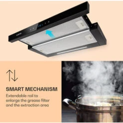 Klarstein Mariana Neo 60, Flat Screen Hood, 60cm, 640 M³ / H, Exhaust Air, LED 9 Klarstein Mariana Neo 60, Flat Screen Hood, 60cm, 640 M³ / H, Exhaust Air, LED -Home Chef Shop 42770283 5