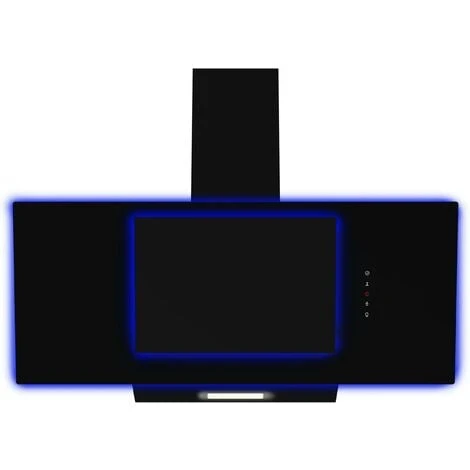 Edesa ART283103 90cm Aurora Led Halo Angled Glass Cooker Hood 2 Edesa ART283103 90cm Aurora Led Halo Angled Glass Cooker Hood - Image 2