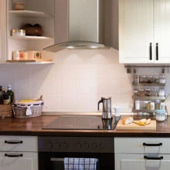 CIARRA 60cm Curved Glass Wall Mounted Cooker Extractor Hood 6S506-UK -Home Chef Shop 47309339 3