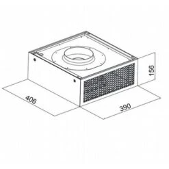 Scorpio 100 X 70cm Ceiling Hood With External Motor -Home Chef Shop 49134482 4