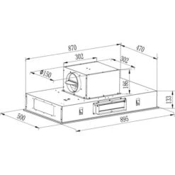 Cata ART10238 Stellar 90cm Ceiling Cooker Hood -Home Chef Shop 49735006 3