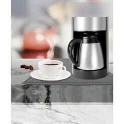 No Name Non-slip Mat For Coffee Maker - Venteo - Grey/Turquoise Blue - Adult - Ultra Absorbent And Machine Washable - Dimension 26x42cm -Home Chef Shop 50410839 4 1