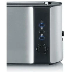 Severin AT2590 4 Slice Long Slot Stainless Steel Toaster 1400W -Home Chef Shop 51208482 4