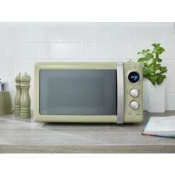 Swan Retro 800W LED Digital Microwave Green -Home Chef Shop 53434704 4